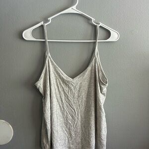 Gray Women's Spaghetti Strap Sleep Top